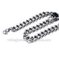 Wholesale cheap skull necklace chain by 316l stainless steel